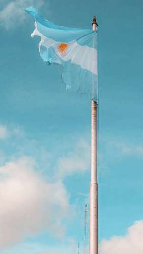 waving-gesture Flag of Argentina Waving