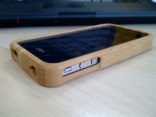 bamboo Iphone, Cellphone