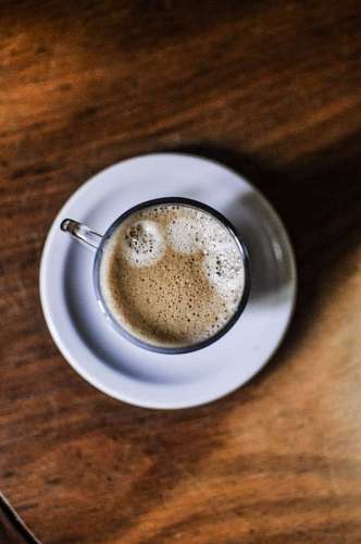 elaborate Top View espresso coffee