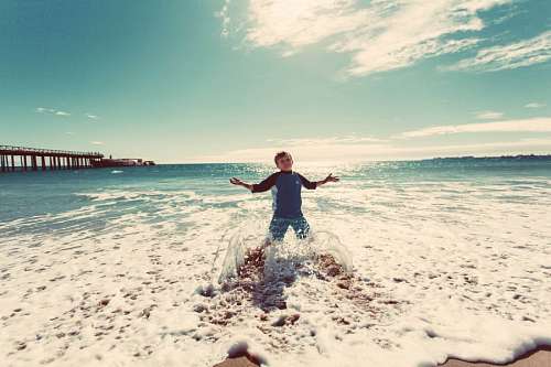 stew Boy at beach