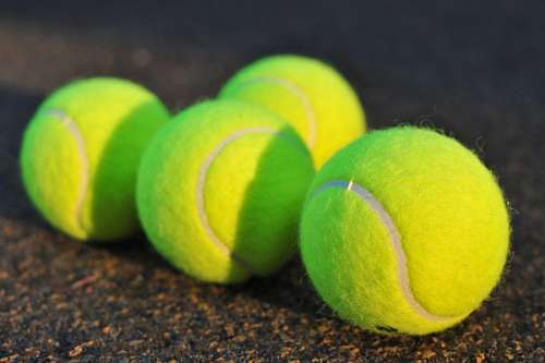 ball, balls, tennis, four, green, sphere, game, sp