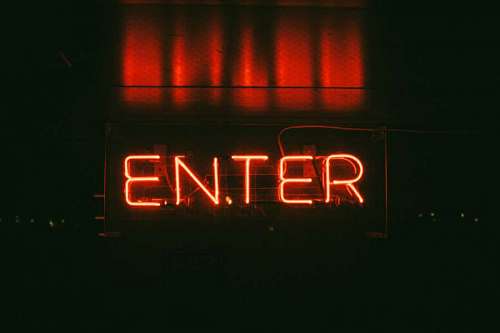 Enter sign