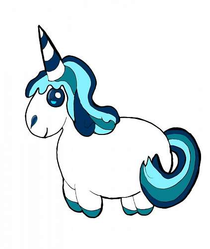unicorn Blue unicorn