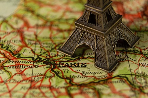 wolf Eiffel Tower Souvenir