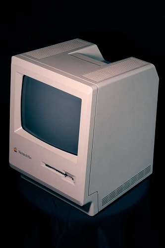 coffee Vintage macintosh computer
