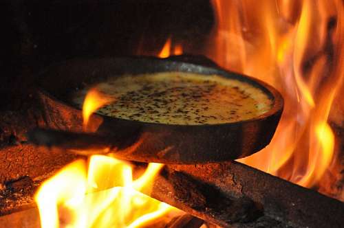provo Provolone cheese, provolone, grill, coals, fire, h