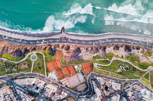 avenue Coastshore in Lima, Peru