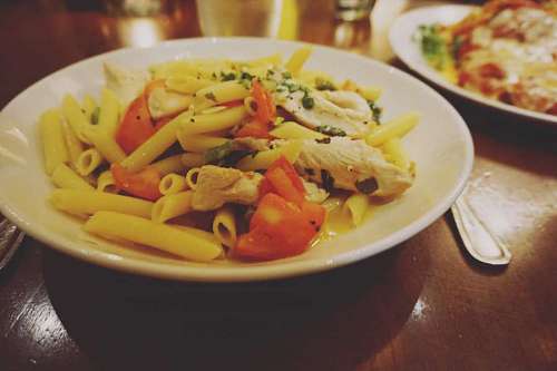 Penne Rigate dish in restaurant