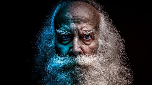 toned Two-tone old portrait