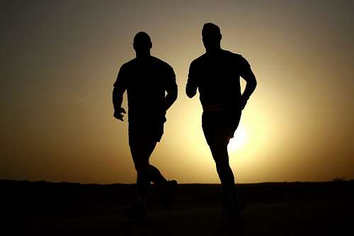 runner Running at sunset