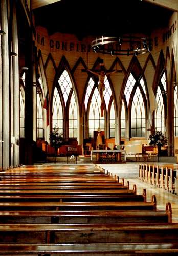 interior, church, Osorno, Chile, religion, Catholi