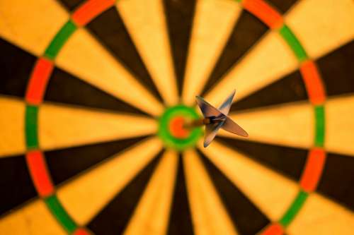 aim dart board