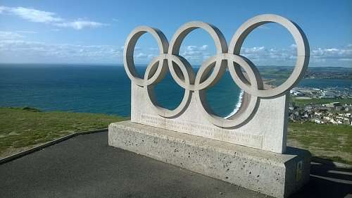 olympic-pool Olympic Rings