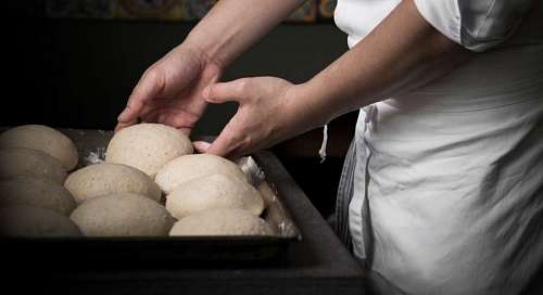 baker baking bread