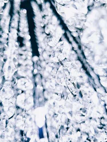 crystal Crystals from a hanging chandelier