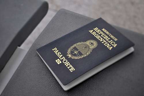 passport-stamp Barcelona airport
