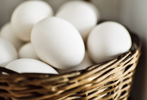 Basket with Eggs