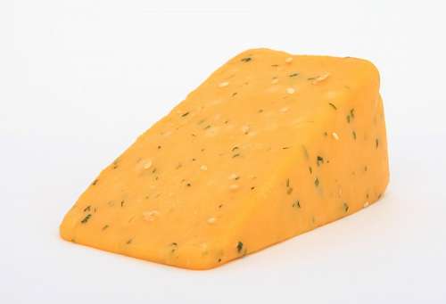 block-shape cheese