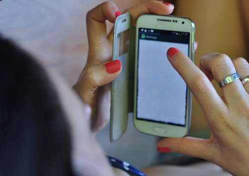 android Android Phone on hand