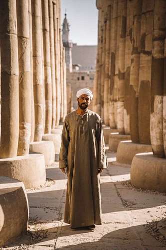 outfit Man looking at the camera in Egypt