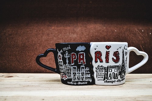 paris-france Paris Romantic Mugs