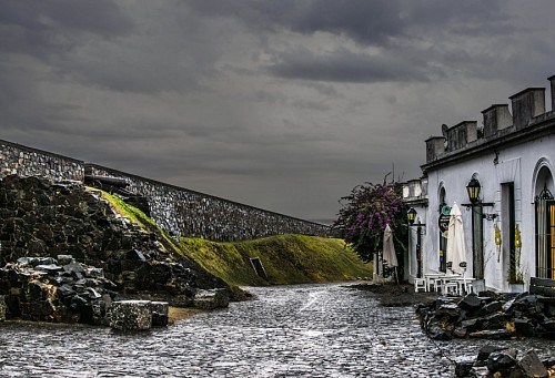 colonial-city Colonia del Sacramento, Uruguay HDR 