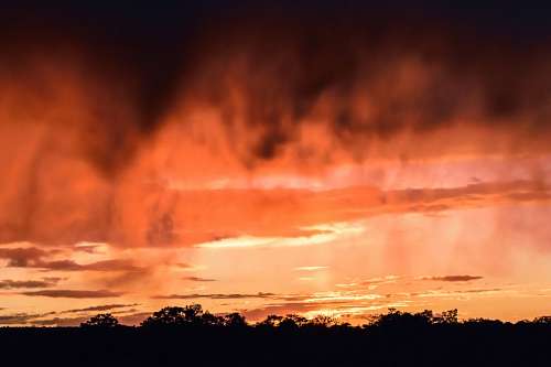 richard-m-nixon Reddish sky