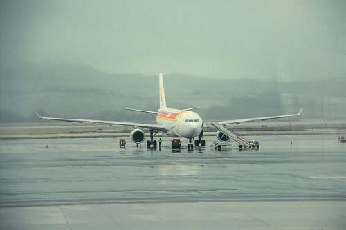 madrid Airport, Madrid, Spain, airplane, airport, airbus,