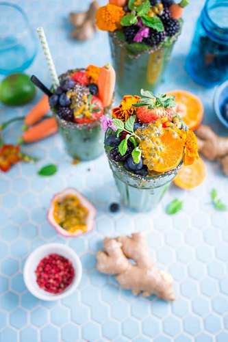 ginger-hair Fruit Cocktail