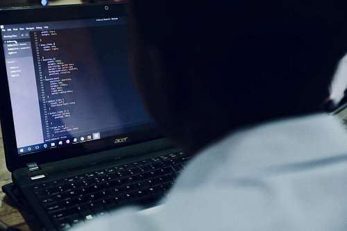 maker foreground of a programmer