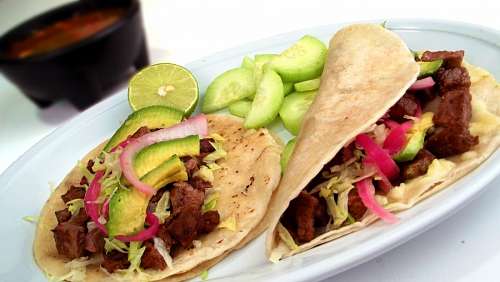 envelope Mexican Food Tacos