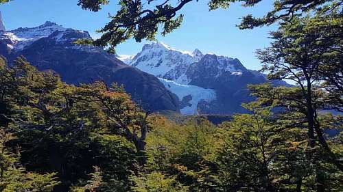 chalten Beautiful landscape with mountains in El Chaltén, Santa Cruz, Argentina.