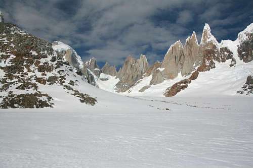 El Chalten village at Santa Cruz Province, in Argentina