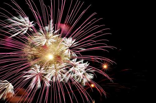  Fireworks in New Year 2018