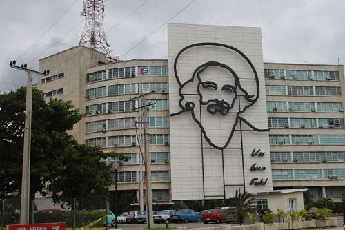 cuban-culture Ministry of Communications in the Plaza de la Revolucion