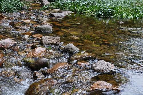 river, stone, stones, stream, rock, rocks, mountai