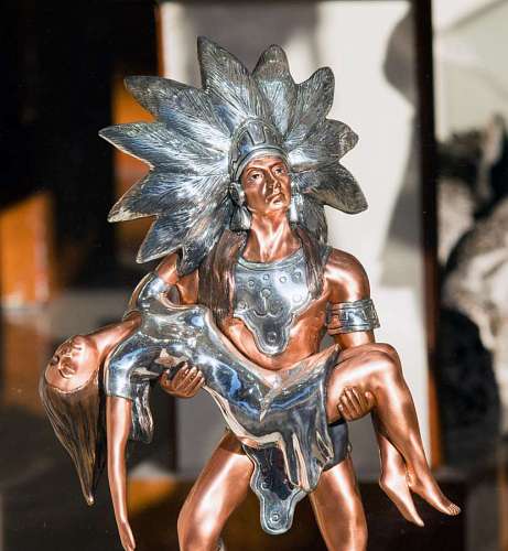civilization Copper statue of the warrior maia