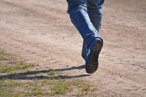 A Person, Legs, Body Part, Walking, Earth, Mud Sli