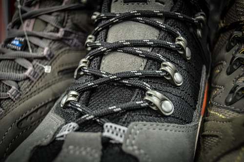 lace-fastener Trekking shoes