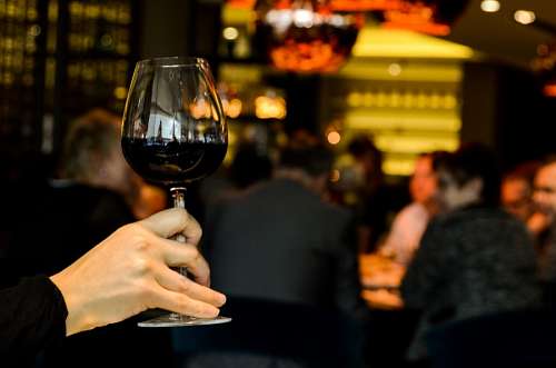 Glass of wine