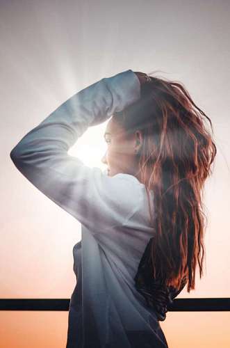 griffin Woman at sunset