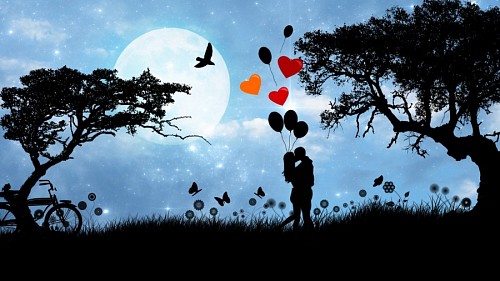 companion Hd love backgrounds In love with balloons