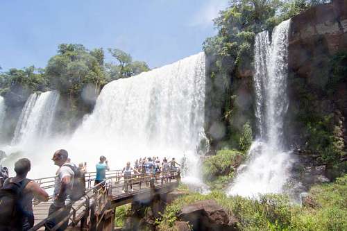 viewpoint Iguazu Falls at Argentina Side