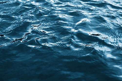 Blue sea water texture