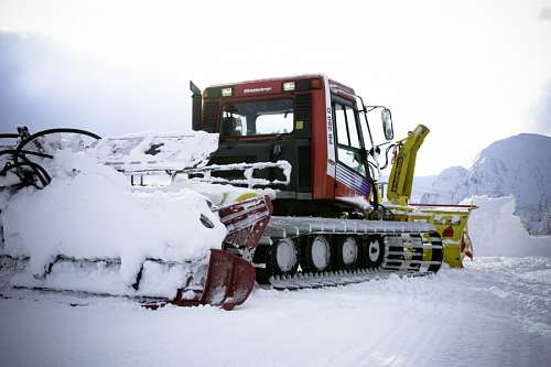 excavator Snow