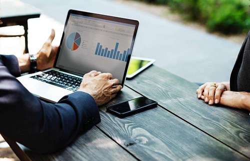 metrics Statistics during a work meeting
