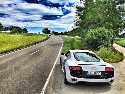 Audi R8 sports car for wallpaper