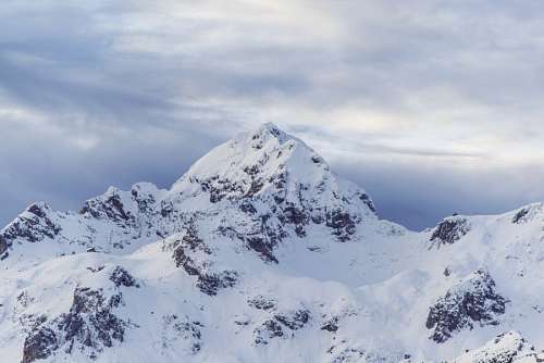 cima snow capped peak