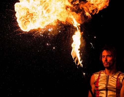 risk Juggling with fire