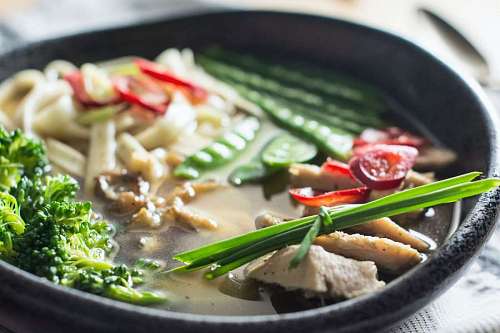 japanese Ramen soup with noodles